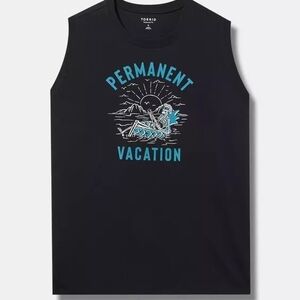 Torrid Permanent Vacation Relaxed Heritage Jersey Tank